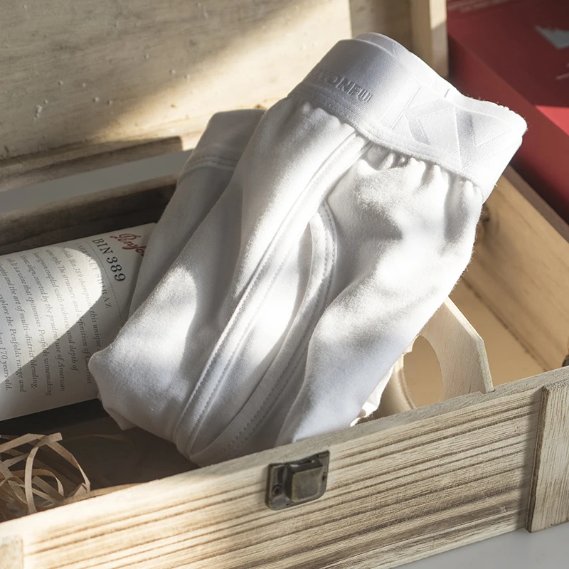 Мужские хлопковые трусы боксеры KalvonFu удобное дышащее Мужское нижнее белье