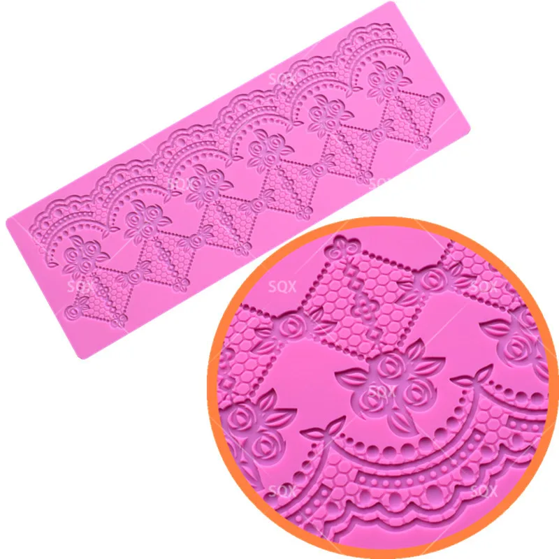 Оптовая продажа силиконовый коврик для декорации свадебных тортов силиконовая
