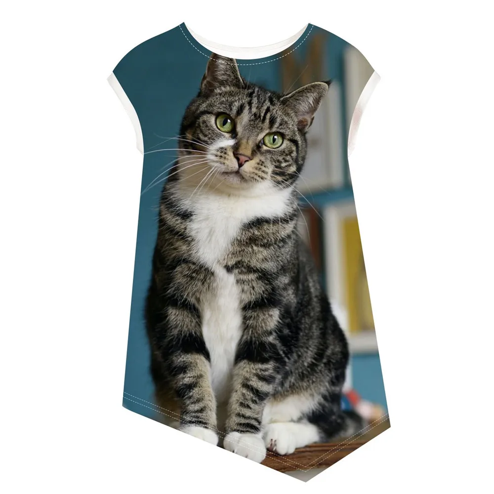 Kids Children Teenagers Dress beach Girls Clothing new girl dress nice printing girls fashion Summer | Детская одежда и обувь