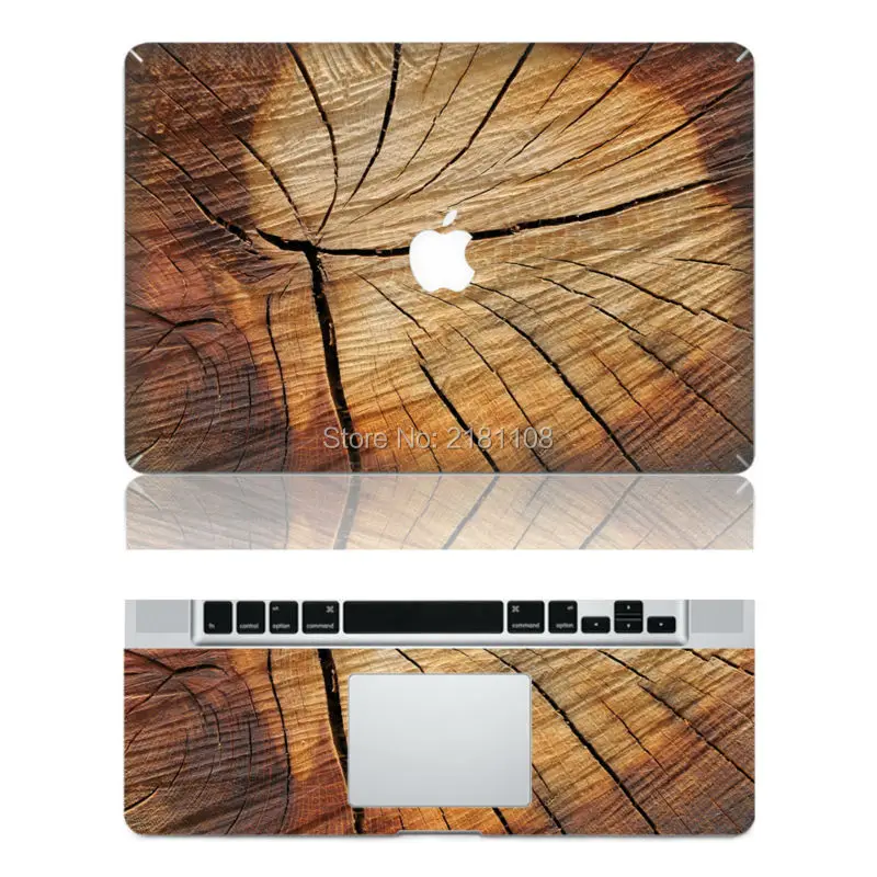 Виниловая наклейка с деревянной текстурой, чехол для ноутбука Apple Macbook Pro Air Mac 1" 13" 15 дюймов/Unibody 13 дюймов для ноутбука