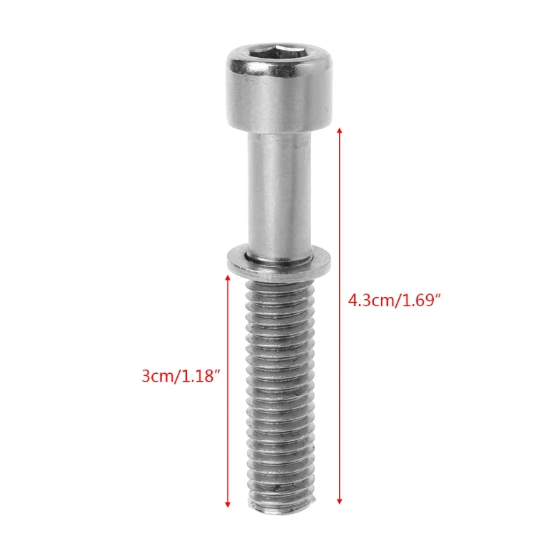 Винт велосипедный M8x43mm Подседельный штырь из нержавеющей стали MTB для горного велосипеда