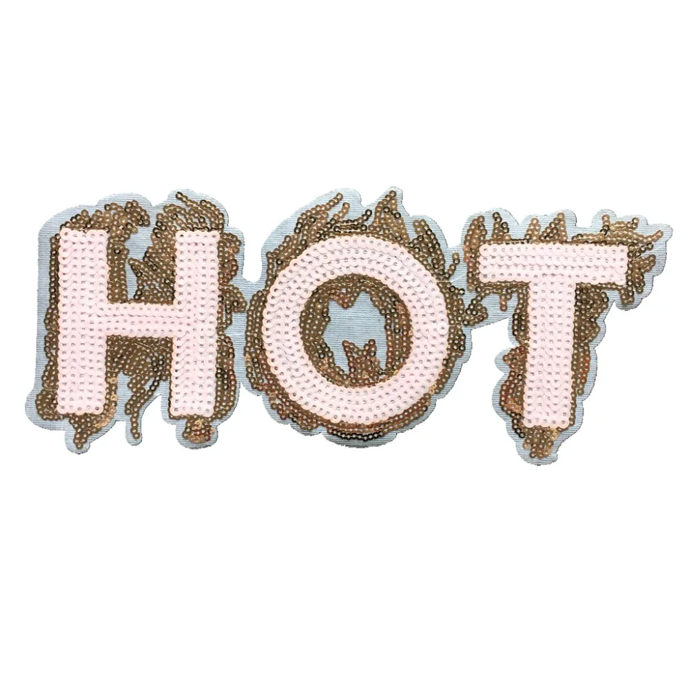 

4 PCieces/в партии Розовый блестками горячим утюгом на Патчи для одежды 9 "x 4" с блестками и буквенным принтом, с аппликацией и вышивкой платье пат...