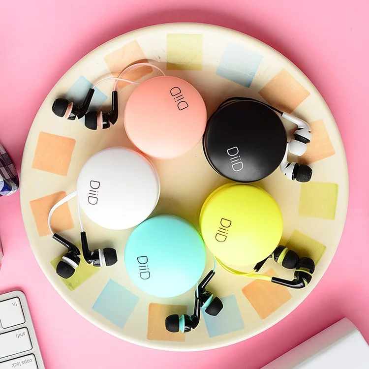 Новые наушники с макарунами милые микрофоном для iPhone 5 Xiaomi Samsung телефона MP3/4