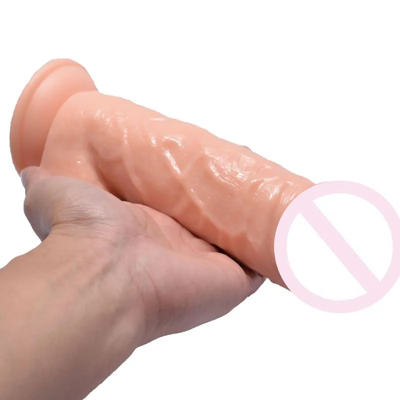 Огромный фаллоимитатор реалистичный пенис большие утешения имитация пениса
