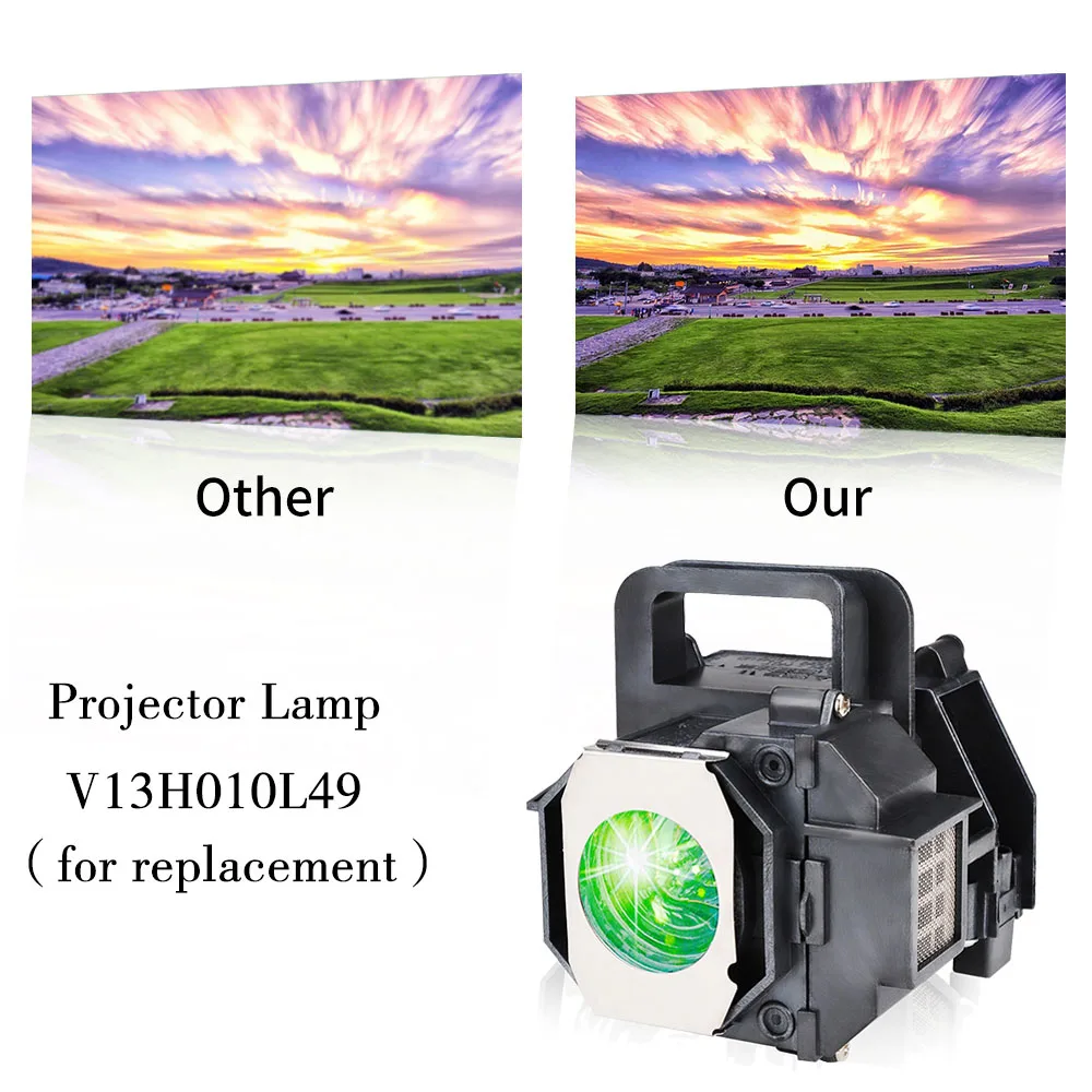 Сменная ЛАМПА ELPLP49/V13H010L49 для проектора EPSON PowerLite HC 8700UB/PowerLite 8500UB с корпусом 180 дней