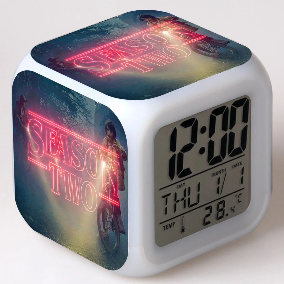 21 Необычные вещи сезон детский будильник игрушки Led reloj despertador цифровые часы электронный wake up Светильник Настольный reveil wekker - Цвет: 21