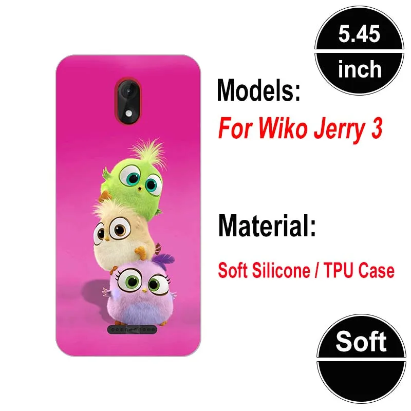 A24 Мягкий силиконовый чехол для Wiko Jerry 3 Jerry3 5,4", Чехол s для Wiko Jerry 3, мягкий чехол с рисунком - Цвет: A24