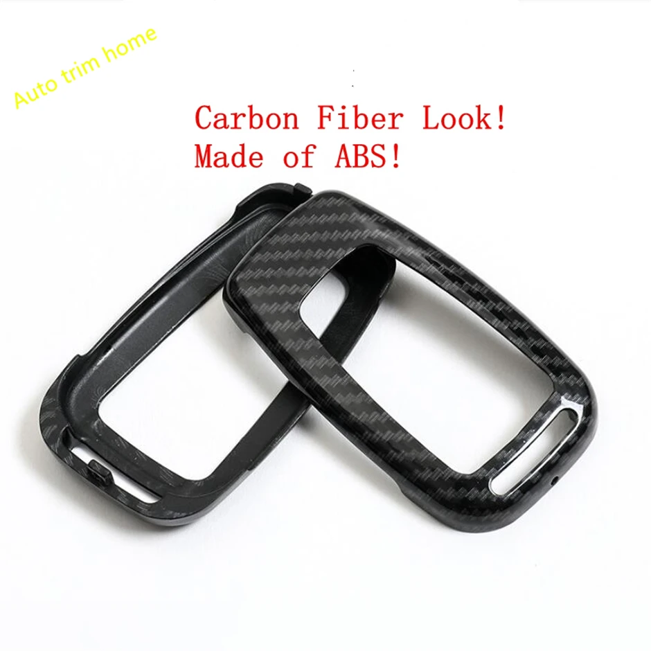 Чехол для ключей Lapetus Обложка с цепочкой обрезанная обшивка ABS красное углеродное