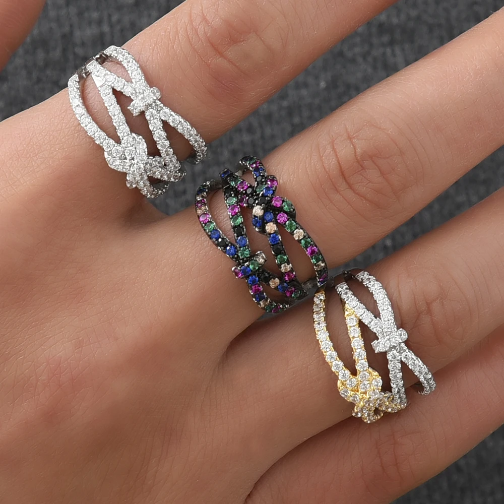 

GODK Jewelry Collection Luxury Cubic Zircon Earring Bangle Rings Trendy Girls Women Patry Wedding Jewelry Sets