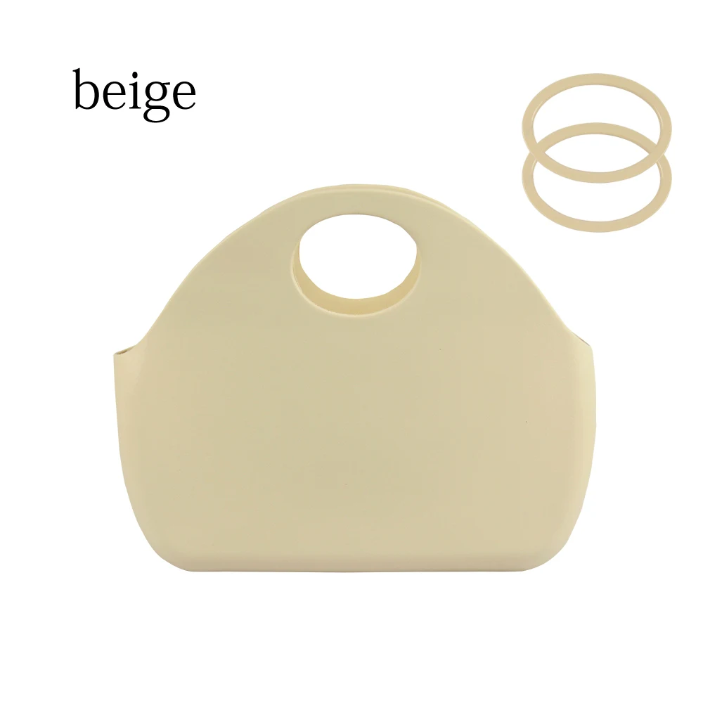 beige Huntfun, новинка, Obag, moon Body, женские сумки, модная сумка, сделай сам, водонепроницаемая сумка, Резиновая, силиконовая, O moon, Классическая, O, сумка, женская сумка - Цвет: beige