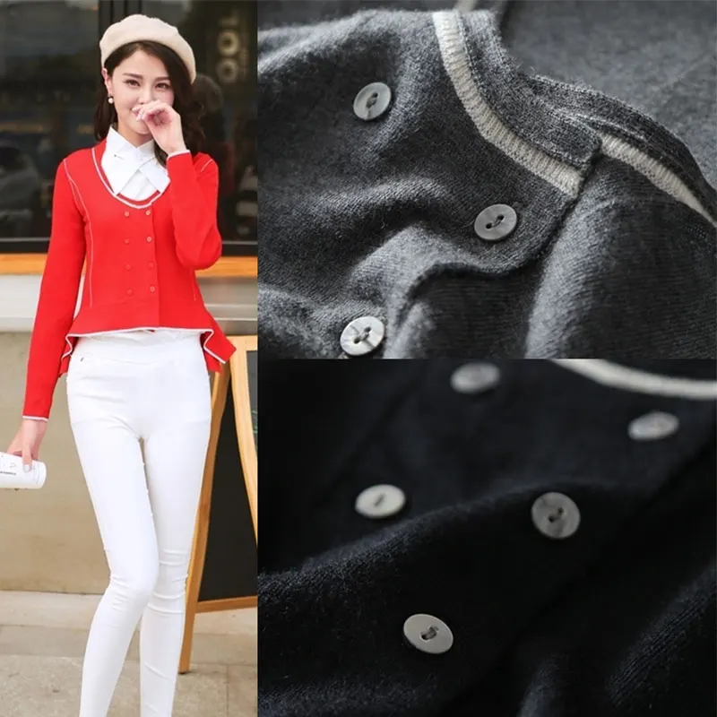 2017 кашемировое зимнее пальто для женщин с круглым вырезом длинным рукавом