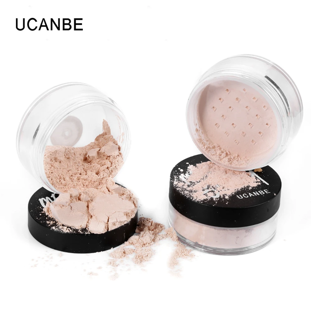 Ucanbe, макияж для лица, отделочная пудра, водостойкая, контроль масла, полупрозрачная пудра, осветляющая, удлиняющая, минеральная, базовый контур
