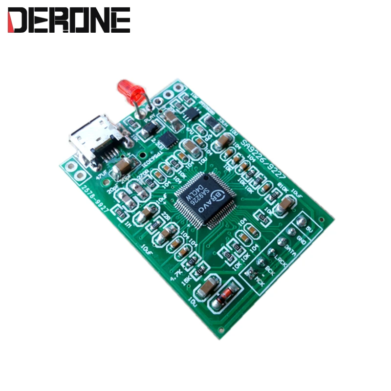 SA9226 Micro USB ies выход поддержка DSD 192 кГц 24kit интерфейс ЦАП Плата
