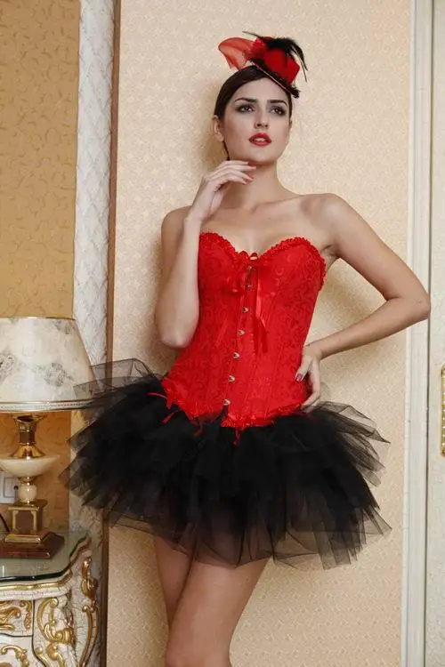 Свадебная белая/черная гофрированная юбка-пачка 3S7306 Женская Сексуальная