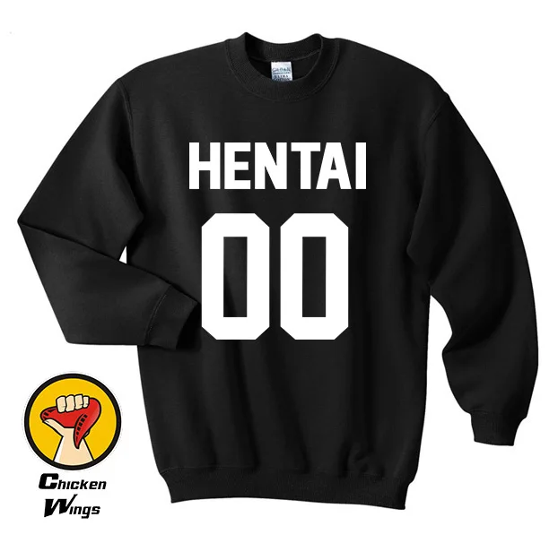 Свитшот Hentai 00 унисекс разные цвета XS - 2XL | Женская одежда