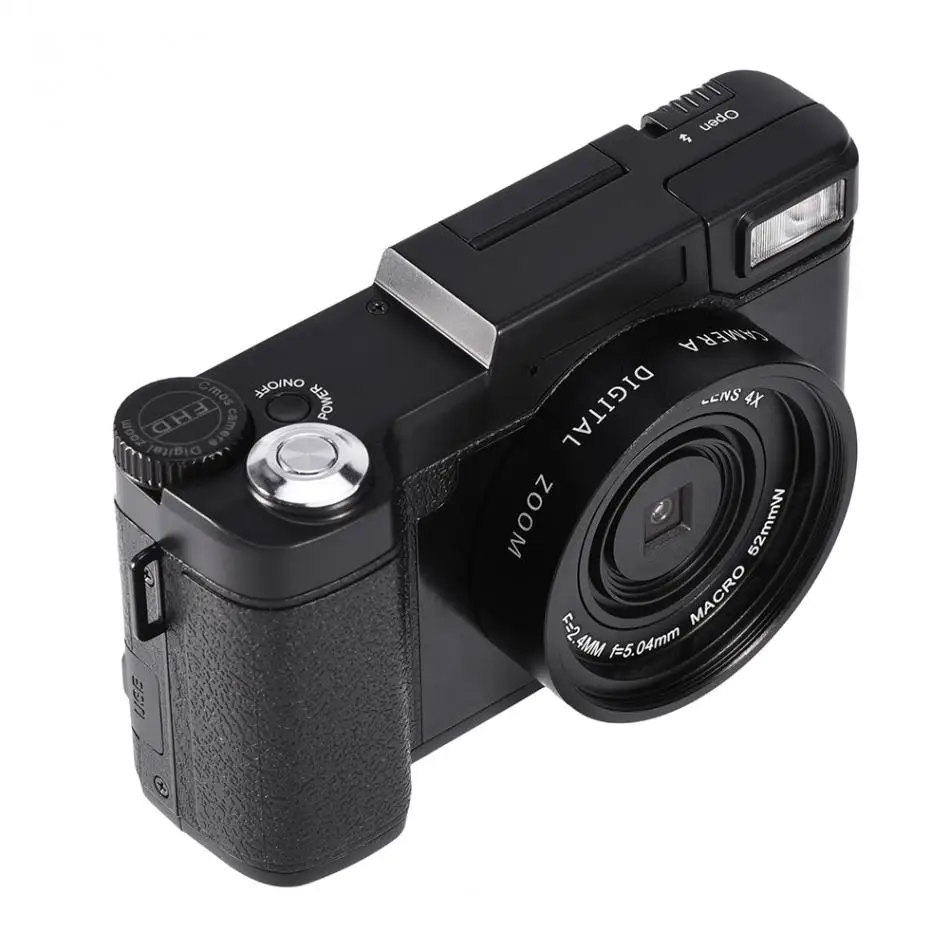 24MP Full HD 1080P 4 раза цифровая камера с поворотом и зумом 3 дюйма TFT экран видео Camcoder