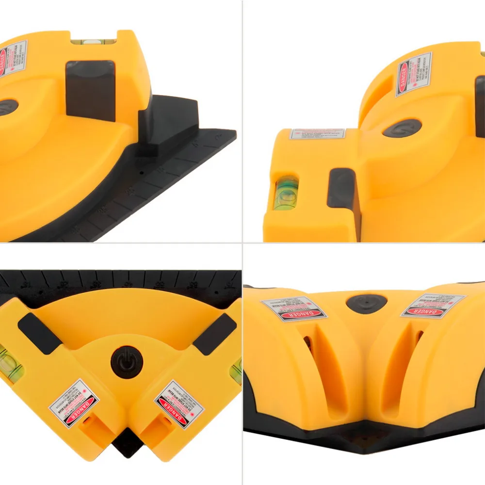 Вертикальный и горизонтальный лазер Уровень линия проекции под прямым углом 90