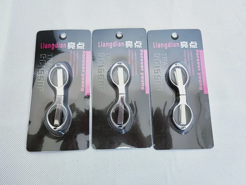 Folding Stainless Steel Scissors Keychain Fishing Scissor Cutter Camping Accessories | Спорт и развлечения