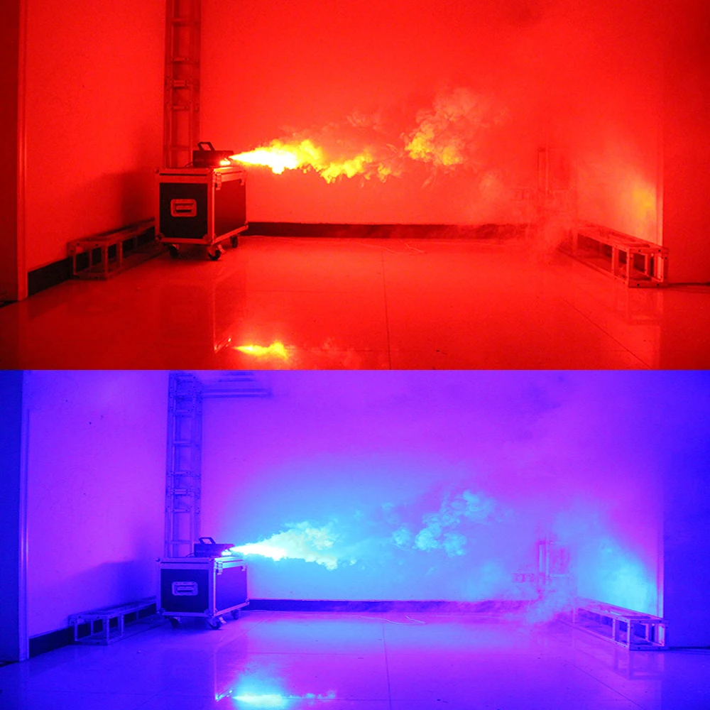 Цветная противотуманная машина 500 Вт с дистанционным управлением диско свадьба