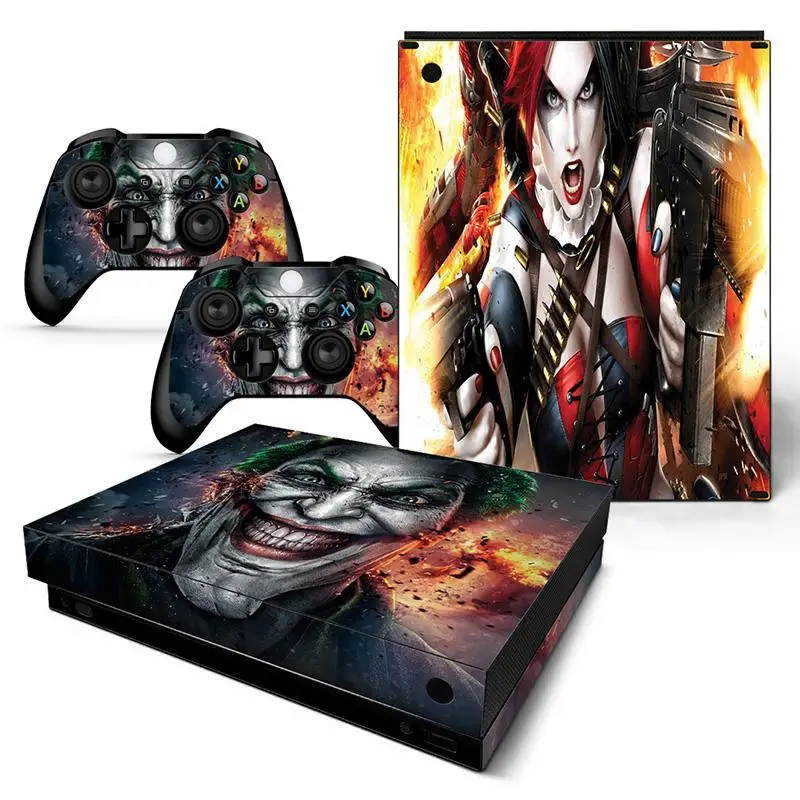 Защитный Виниловые наклейки кожи консоль для Xbox One X стикер скины съемный чехол - Цвет: TN-XboneX-0097