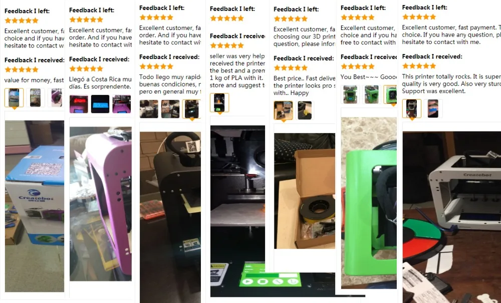 CreateBot красочные супермини 3d принтер сенсорный экран металлический чехол 3d принтер высокая точность 3D Drucker Impresora 3D
