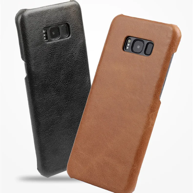 Роскошный брендовый чехол-накладка из натуральной кожи для samsung galaxy s8 plus чехлы для телефонов s8+ оболочка
