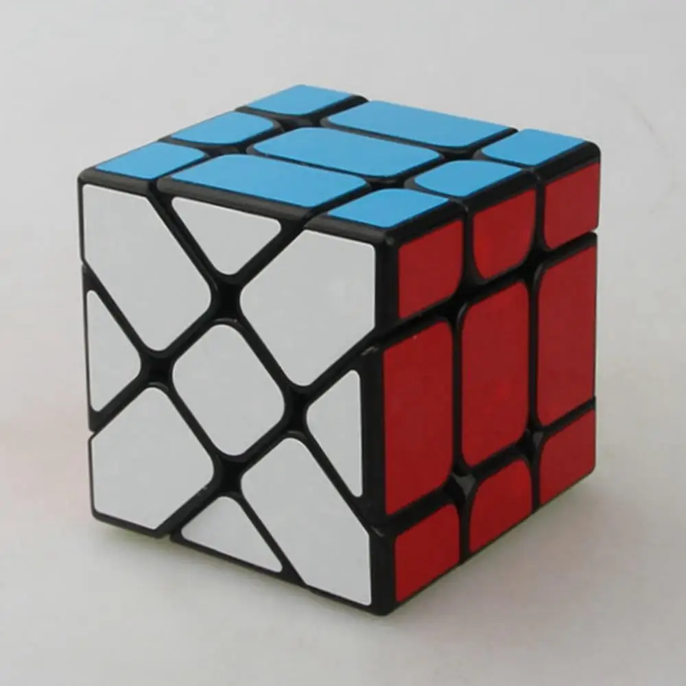 Yongjun квадратный король Фишер 3x3x3 перекос пластиковый скоростной магический куб головоломка кубики Развивающие игрушки для детей
