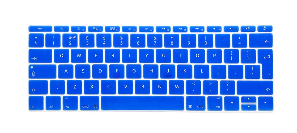 Клавиатура кожного покрова Европейская версия для Macbook 1" A1534 retina Pro 13" не с сенсорной панелью A1708 Версия ЕС пылеотталкивающая пленка
