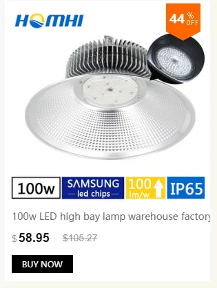 Гараж освещение 100 Вт светодио дный Led НЛО high bay Мощные огни taller строительство лампы промышленных свет для работы 110 V 220 V Алюминий