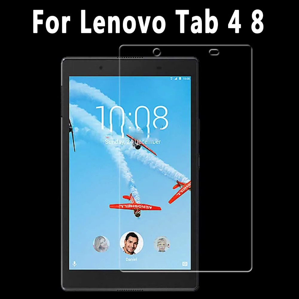 Закаленное стекло для lenovo Tab 4 8 10 Plus протектор экрана для lenovo Tab 4 10/8 8,0 дюймов 10,1 дюймов прозрачная пленка из закаленного стекла - Цвет: For Tab 4  8
