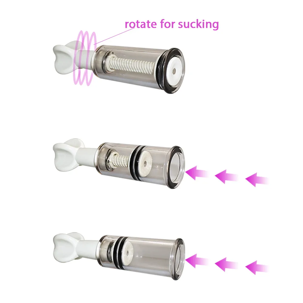 4 размера зажимы для сосков Зажим женской груди массаж укрепление Вакуумная