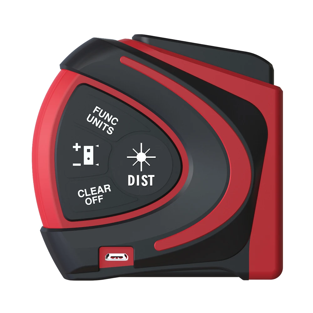 

2in1 30M Laser Rangefinder 5m tape measure Digital Laser Distance Meter USB Charging laser range finder tape distance measurer