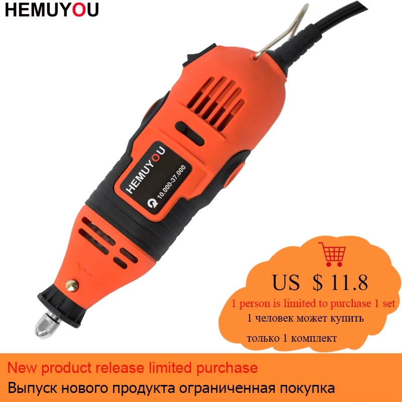 Dremel стильная мини-дрель 180 Вт/400 Вт полировальная машина с переменной скоростью роторный инструмент с 105 шт. аксессуары для электроинструментов