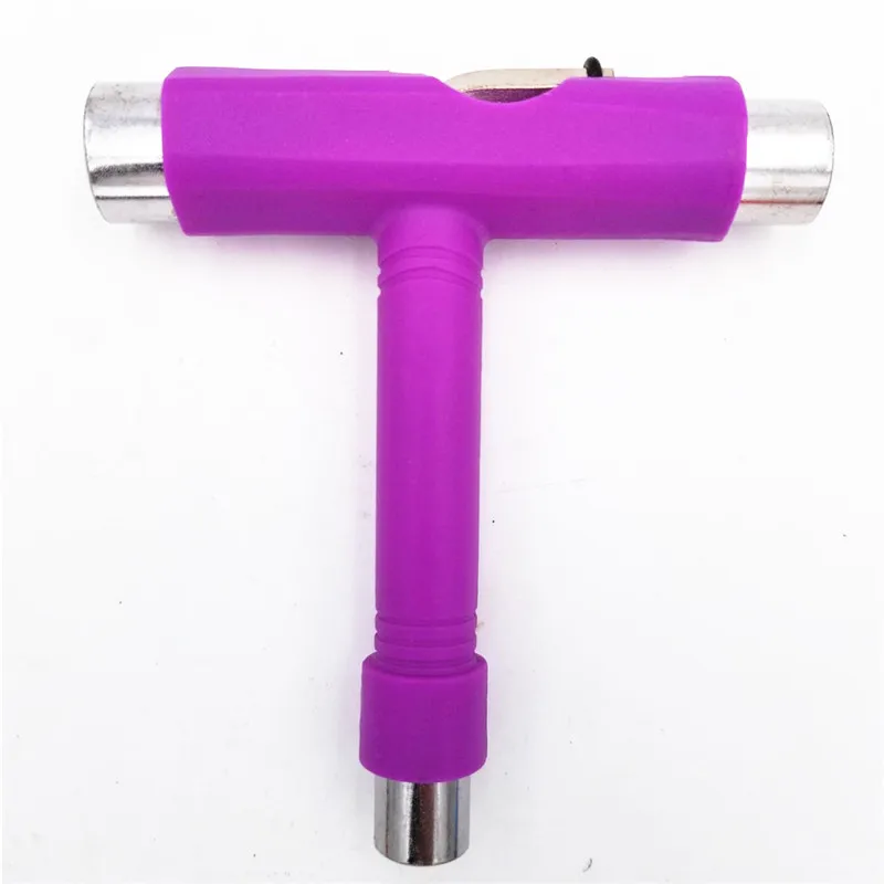 Purple Top T Качественные L Ключ Т инструменты скейтборд Лонгборд инструменты для скутера Т-образные Инструменты Аксессуары для регулировки и монтажа грузовиков - Цвет: Purple Top T