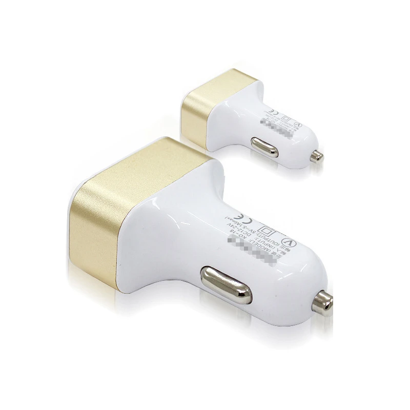 1 шт. USB гнездо автомобильного зарядного устройства 2.1A 1A зарядное устройство 3
