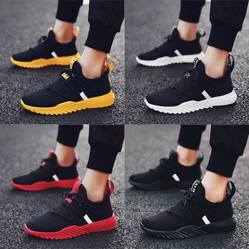 2019 New Casual Shoes Men Breathable Autumn Summer Mesh Sneakers Fashionable Lightweight Movement Basket |