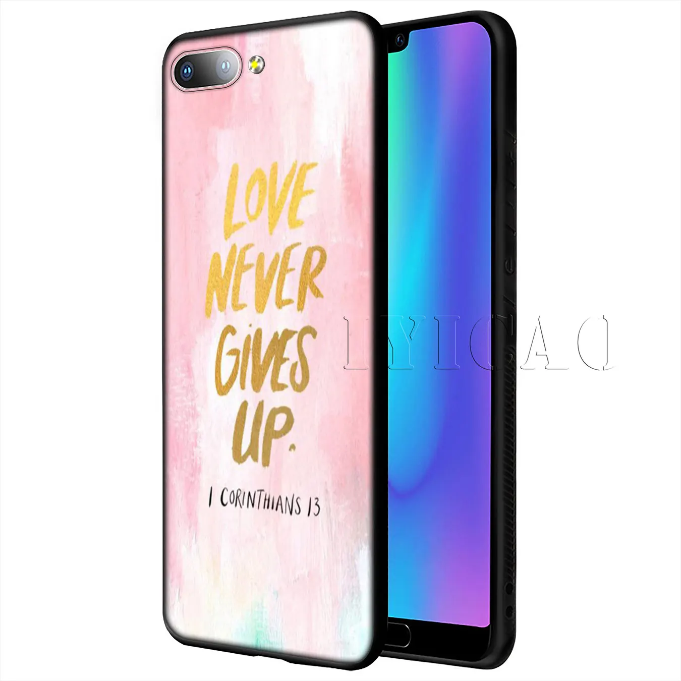 Пастельный Металлический Мягкий силиконовый чехол IYICAO для Huawei P20 Pro P10 P8 P9 Lite Mini 2017