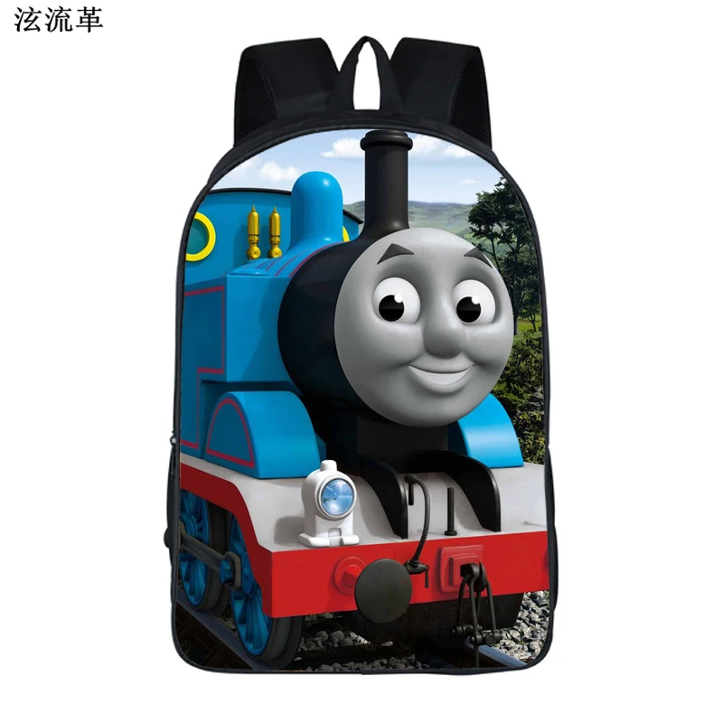King of the Railway New Term Boys Girls School Bag Cartoon Printing Fashion Backpack Kids Children Mochila | Мужские рюкзаки
