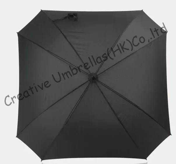 

Square shape,130cm diameter golf umbrella,universal special shape.14mm fiberglass shaft and 3.5mm fiberglass ribs,auto open