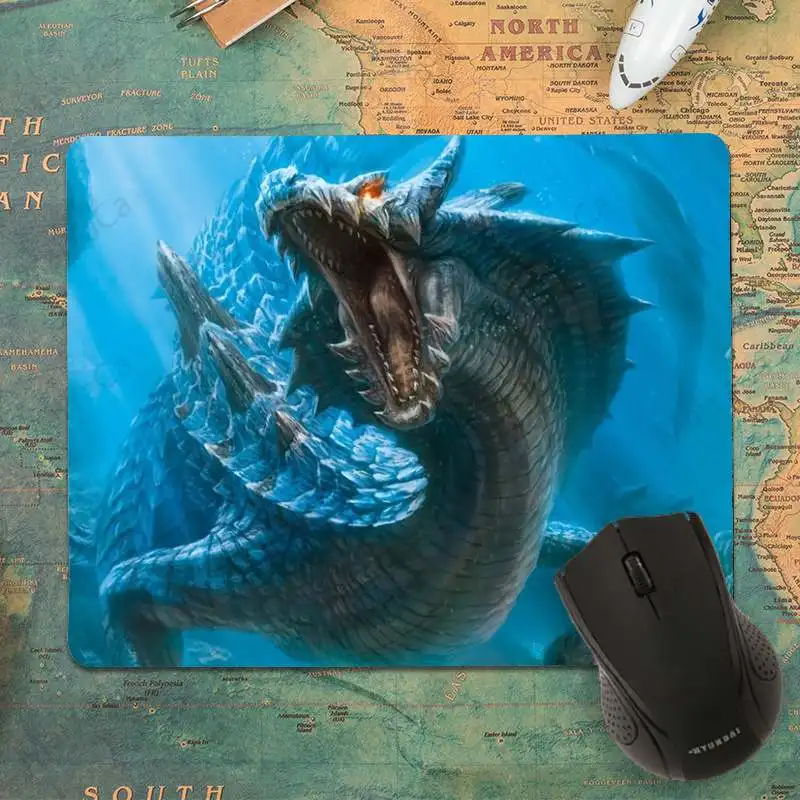 Yinuoda винтажные крутые игровые коврики с драконом Размер коврика для мыши 18x22 см