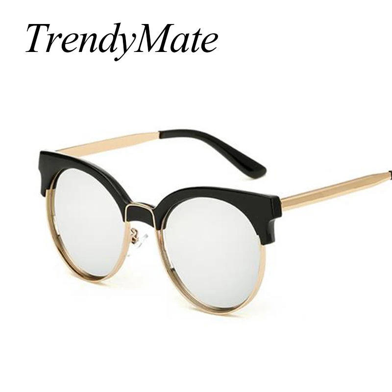 Новинка 2018 модные женские круглые солнцезащитные очки брендовые дизайнерские