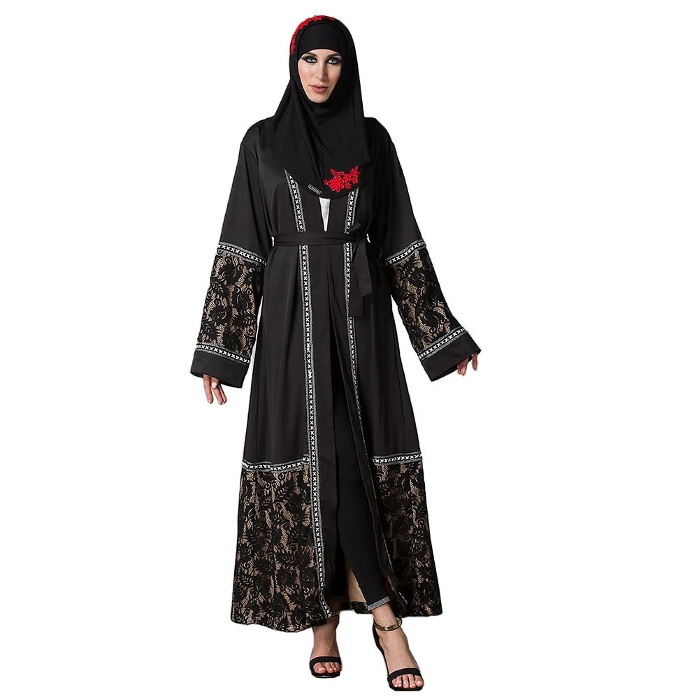 Дубай abaya bangladesh вышивка черное платье халат хиджаб вечерние платья caftan марокканский кафтан мусульманское платье для женщин djellaba