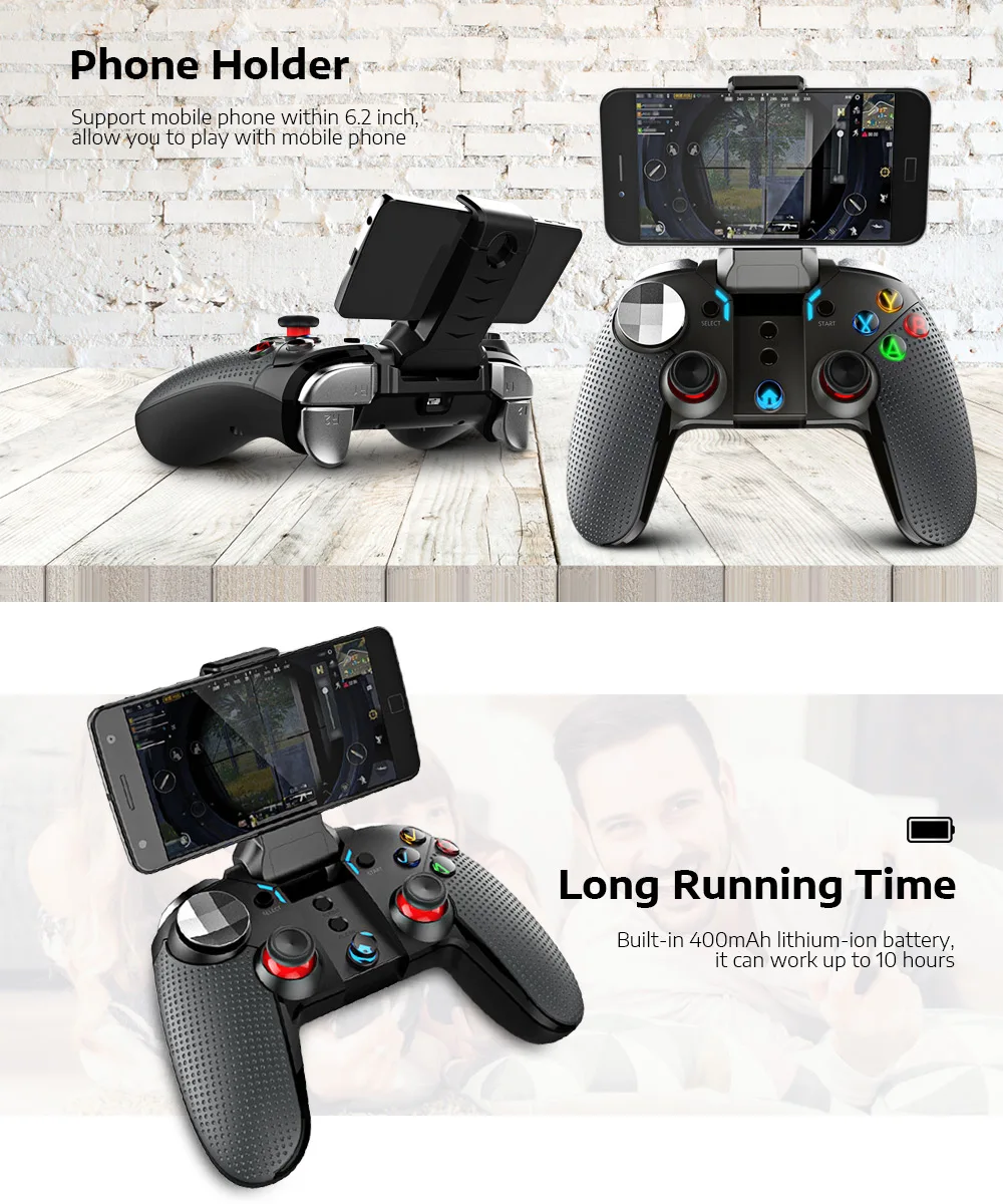 Ipega PG-9099 беспроводной Bluetooth геймпад PG 9099 игровой контроллер Джойстик двойной двигатель турбо геймпады для Windows Android телефон