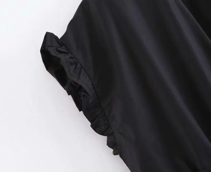 Женское мини платье с v образным вырезом и бантом черные вечерние платья рукавами