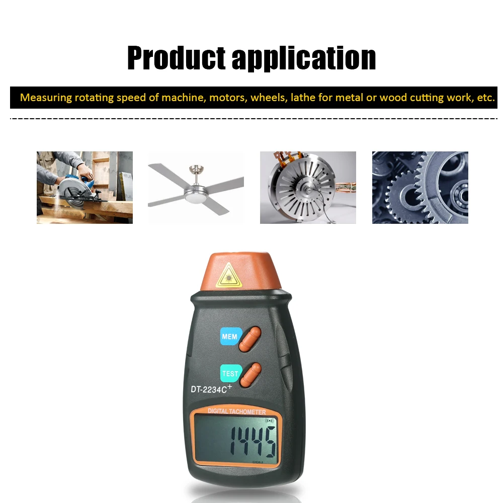 Портативный анемометр мотор ЖК измеритель скорости цифровой тахометр лазерный