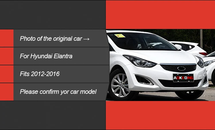 AKD автомобильный Стайлинг для фары для автомобиля Hyundai Elantra 2011- Elantra MD Фары марки ДХО "Орлиный глаз" Hid Bi Xenon авто аксессуары