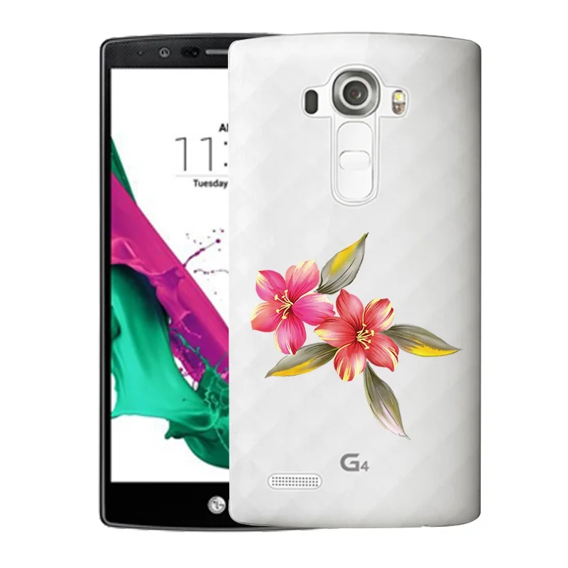 Qmswei ТПУ прозрачный чехол для телефона LG K3 K4 K5 K8 Мягкий силиконовый с красивым