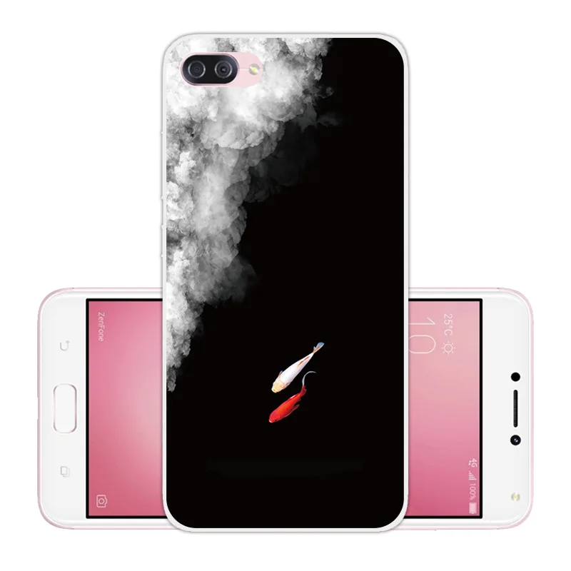 For Asus Zenfone 4 Max ZC554KL Soft TPU Transparent Silicone Pieces Back Cover for Slim Coque |