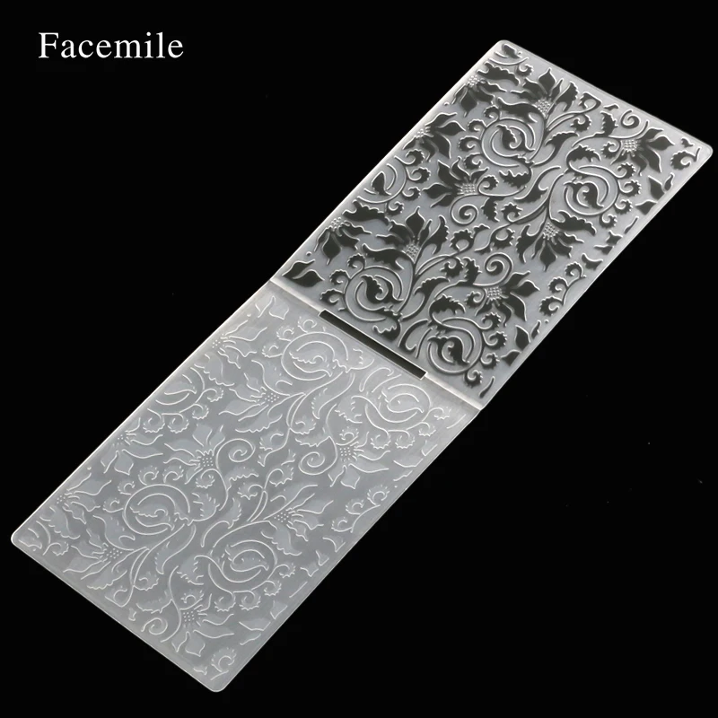 Facemile 1 шт. пластиковая папка для тиснения в виде цветка стрелы скрапбукинга DIY