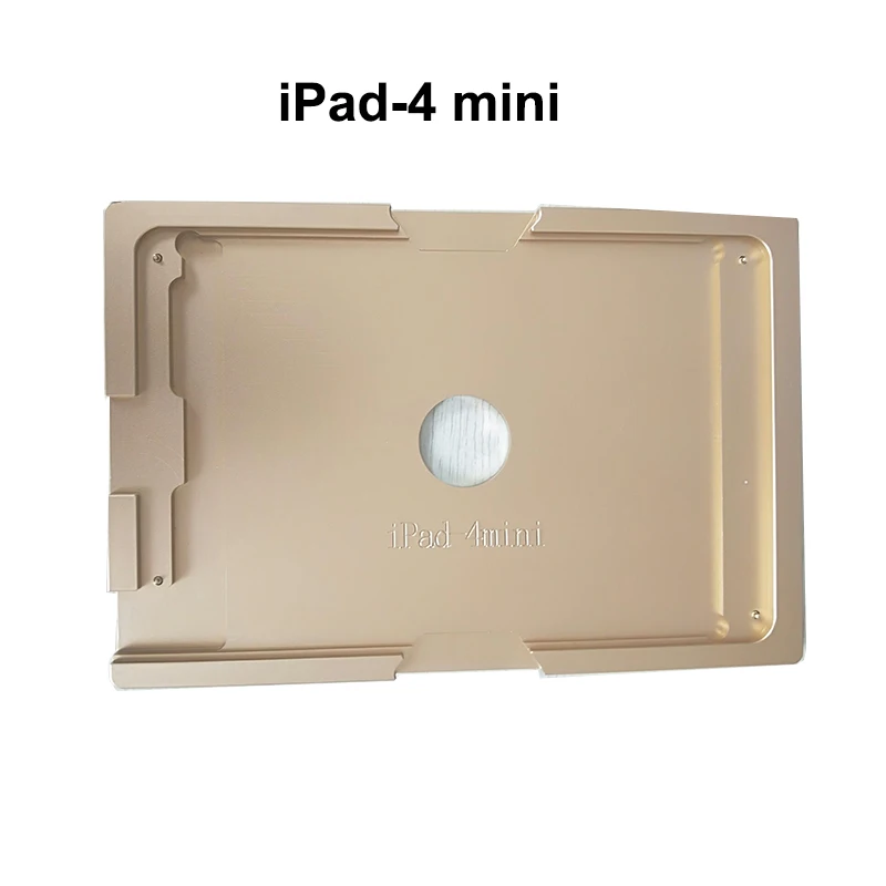 Алюминиевый сплав Выравнивающая форма lcd клей ОСА Выравнивание Плесень Для iPad mini/iPad 6/iPad pro 12,9/10,5/9,7 - Цвет: Красный, серебристый тон
